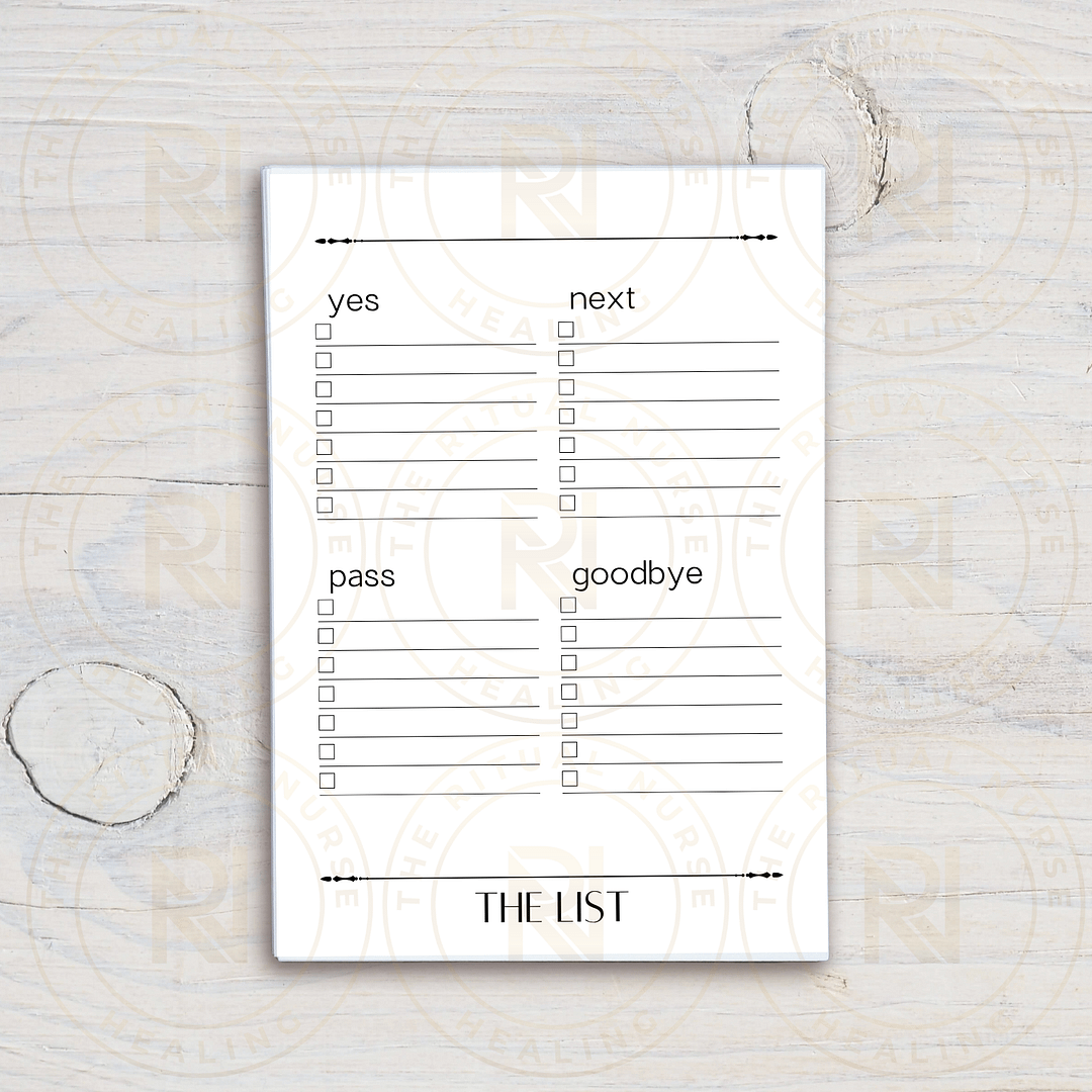 The List - Classic BW