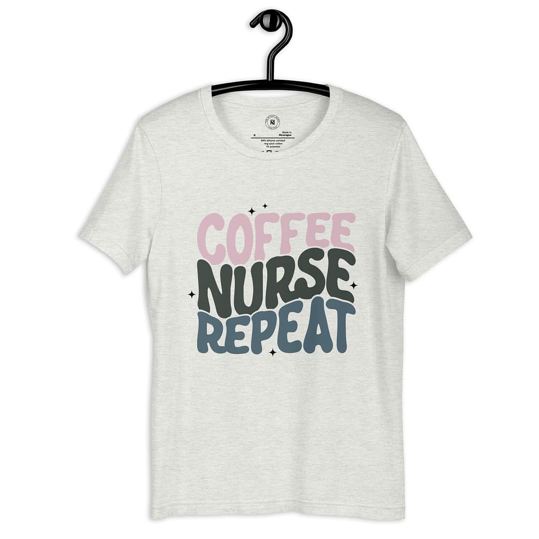 Coffee Nurse Repeat Comfy T
