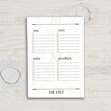 The List - Classic BW